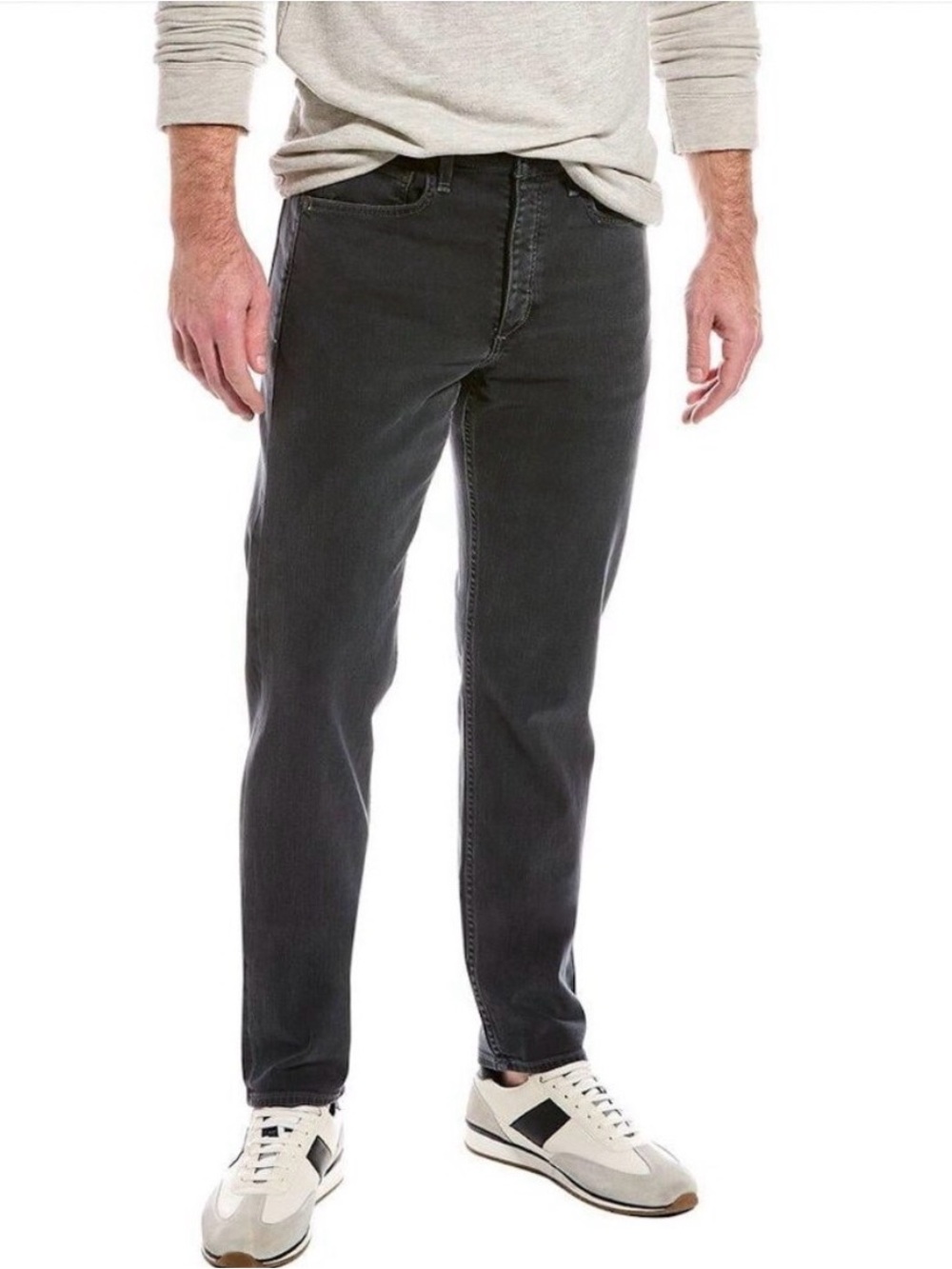 Rag & Bone Men's 34 Fit 2 Slim Kent Dark Wash Denim Black Jeans 34x29